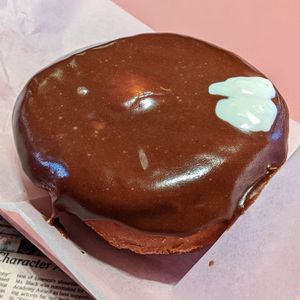 Vegan Portland cream at Voodoo Doughnuts - E 6th St in Austin