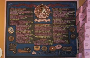 Menu at Voodoo Doughnuts - E 6th St in Austin