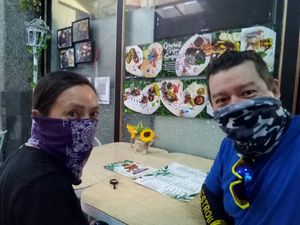 Las mesas de afuera at Mi Dulce Jacalito in Mexico City