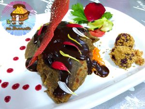 Milanesa de Hongos rellena  at Mi Dulce Jacalito in Mexico City