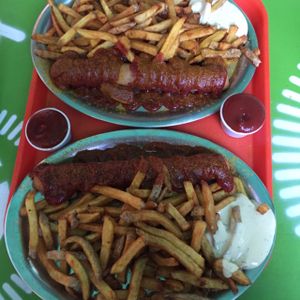 currywurst at Yellow Sunshine in Berlin