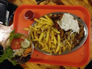 Vegan gyros  at Yellow Sunshine in Berlin