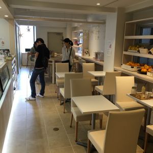 cafe at Ginza Raw Life Cafe in Tokyo