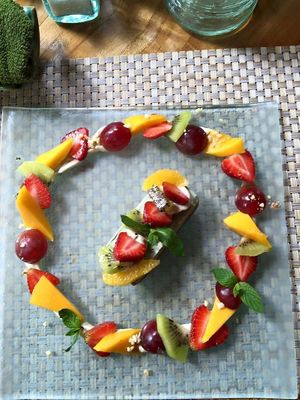 Kaffir Lime Cheesecake at Fresh in Ubud