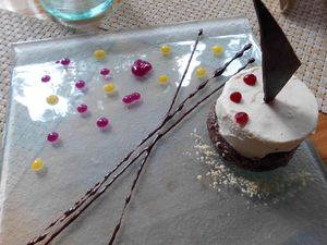 White Chocolate Mousse at Fresh in Ubud