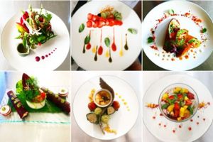 The edible art by Chef Arif Springs at Fresh at Fresh in Ubud