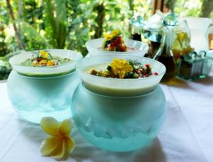 Soups at Fresh at Fresh in Ubud