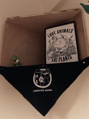 Activismo vegano 💚 at Vegan Wraps in Montevideo