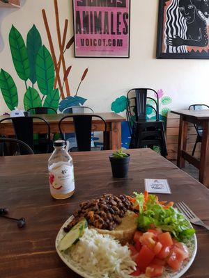 Muy rica comida at Vegan Wraps in Montevideo