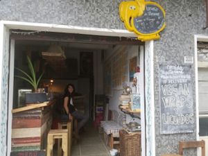 entrance at Vegan Wraps in Montevideo