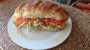 super sanwich! at Vegan Wraps in Montevideo