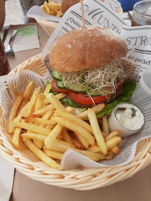 waveburguer at H2O Juice Bar & Vegan Cafe in Fuerteventura