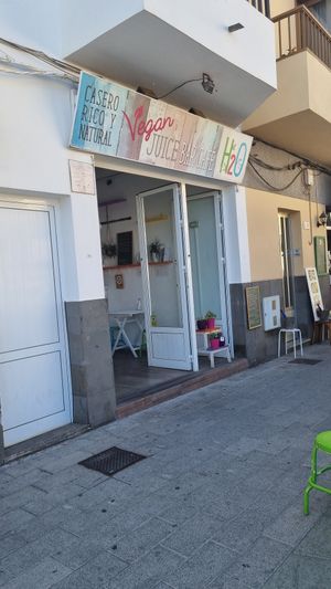Front at H2O Juice Bar & Vegan Cafe in Fuerteventura