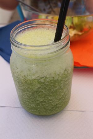 smoothie at H2O Juice Bar & Vegan Cafe in Fuerteventura