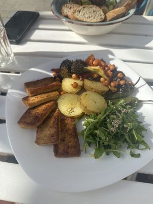 Tofu plate   at H2O Juice Bar & Vegan Cafe in Fuerteventura