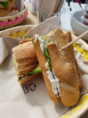 great sandwiches  at H2O Juice Bar & Vegan Cafe in Fuerteventura