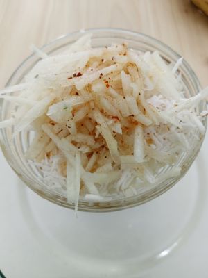 Ensalada jícama y coco at Al Natural in Mexico City