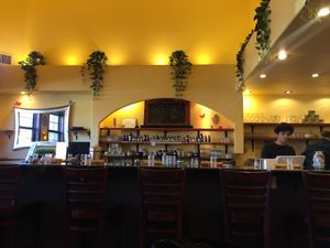 Inside  at Love Yourself Cafe in Santa Fe