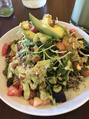 Power bowl (veganized 🌱) at Love Yourself Cafe in Santa Fe
