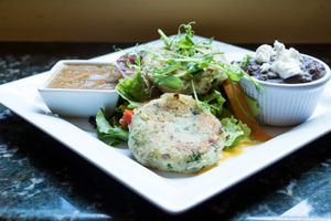Guatemalan Potato Cake Plate at Love Yourself Cafe in Santa Fe