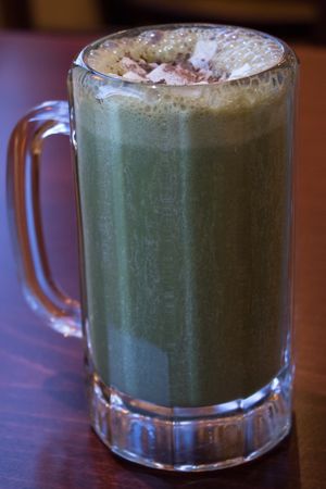 Mighty Mint Smoothie at Love Yourself Cafe in Santa Fe
