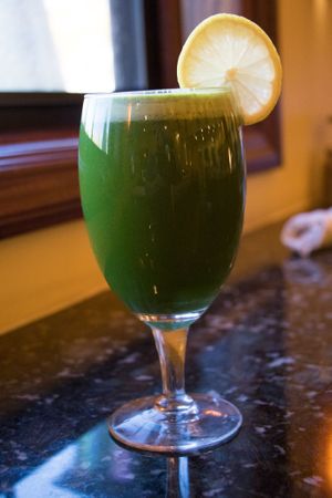 Super Green Juice at Love Yourself Cafe in Santa Fe