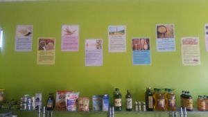 natural products at El Oasis Veggie Food in Tijuana