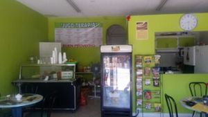 inside at El Oasis Veggie Food in Tijuana