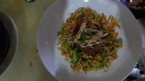 urap indonesian food at Oma Jamu in Canggu