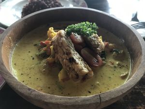 Coconut Curry 🍛   at Oma Jamu in Canggu