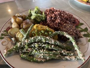 Mix Plates (42k) 5 items   at Oma Jamu in Canggu