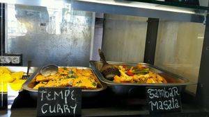 oma jamu vegan BUFFET at Oma Jamu in Canggu