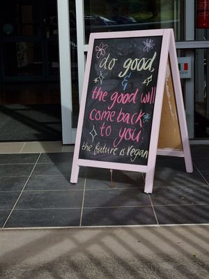 Sign at the front at Power Plant Cafe in Templestowe