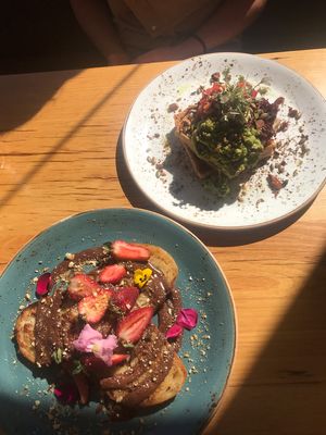 Vegan meals  at Power Plant Cafe in Templestowe