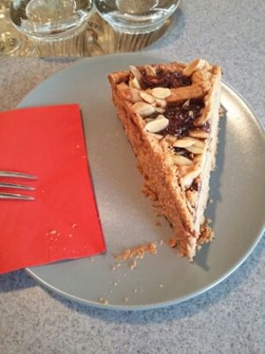 the classic. a Linzer Cake at Alte Muhle in Merano