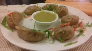 All grain Momos. No use of all purpose flours! at Aniyor Vegetarian Restaurant in Kathmandu
