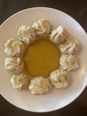 Momo  at Aniyor Vegetarian Restaurant in Kathmandu