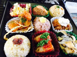 Bento of 700 en at Evah Dining Macrobiotic - JR Hakata in Fukuoka