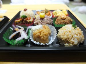 Large bento at Evah Dining Macrobiotic - JR Hakata in Fukuoka