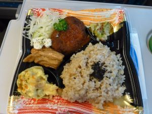 Small bento box at Evah Dining Macrobiotic - JR Hakata in Fukuoka