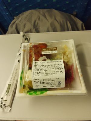 My bento box at Evah Dining Macrobiotic - JR Hakata in Fukuoka