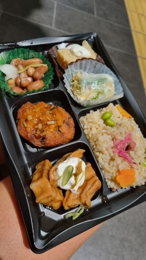 tofu bento at Evah Dining Macrobiotic - JR Hakata in Fukuoka