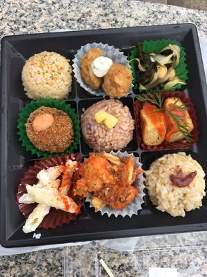 lots of choice. all vegan store.  at Evah Dining Macrobiotic - JR Hakata in Fukuoka