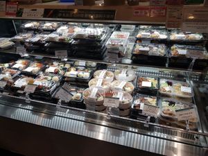 Wide choice of bento boxes at Evah Dining Macrobiotic - JR Hakata in Fukuoka