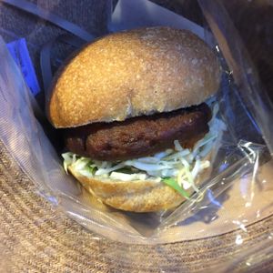 Yummy vegan sandwich!! at Evah Dining Macrobiotic - JR Hakata in Fukuoka