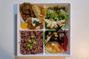 Evah vegan bento at Evah Dining Macrobiotic - JR Hakata in Fukuoka