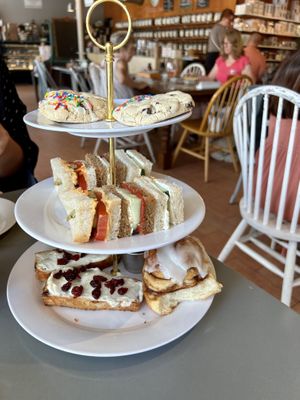 Vegan tea tray #Veganuary at InfusionTea in Orlando