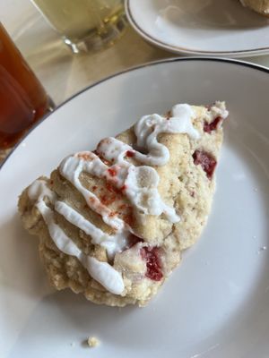 Vegan, GF Strawberry Scone  at InfusionTea in Orlando