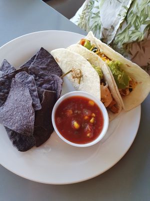 Sweet potato tacos  at InfusionTea in Orlando