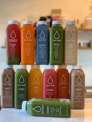 cleanse options at Vitality Juicery in Dublin